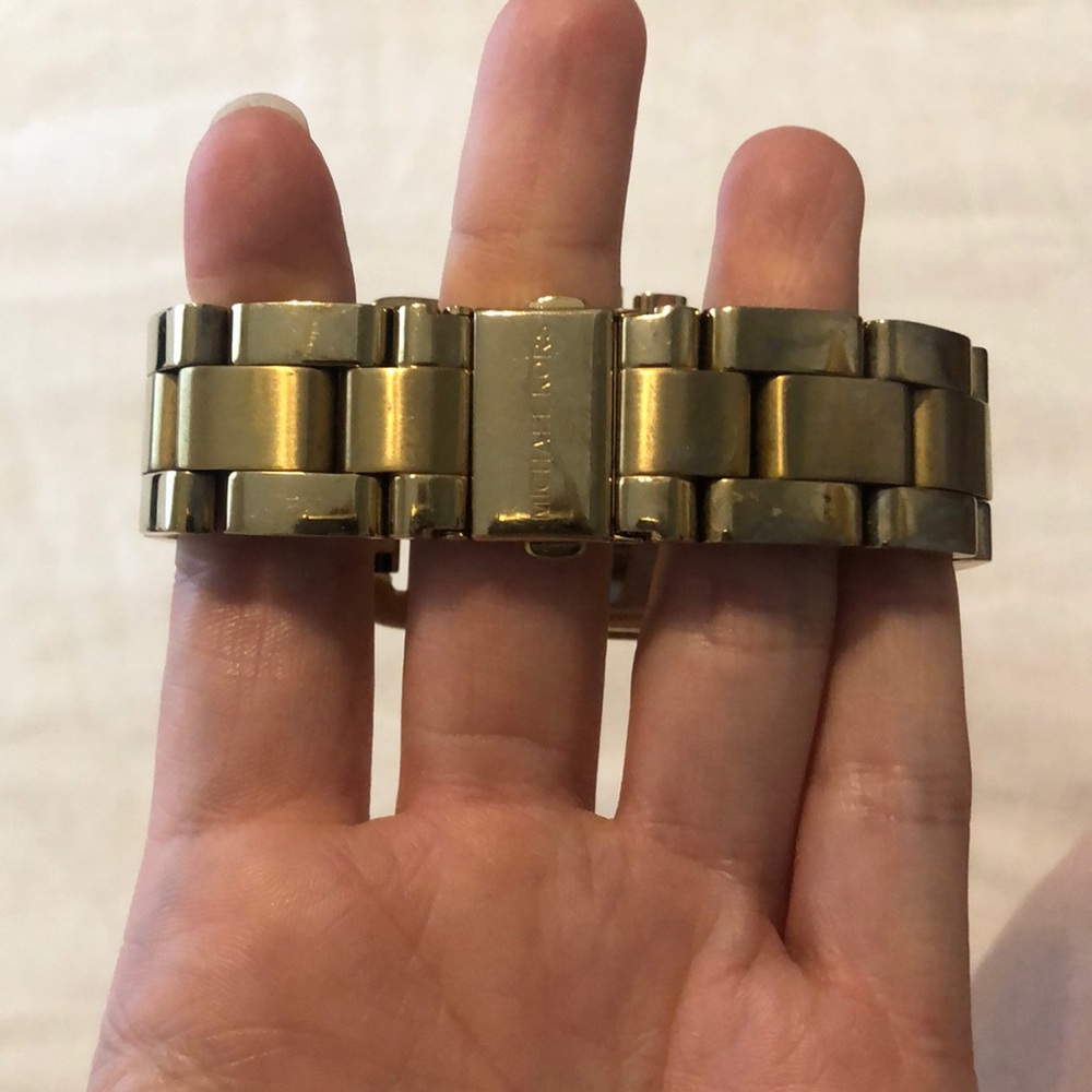 Michael Kors square faced gold watch - Picture 2 of 7
